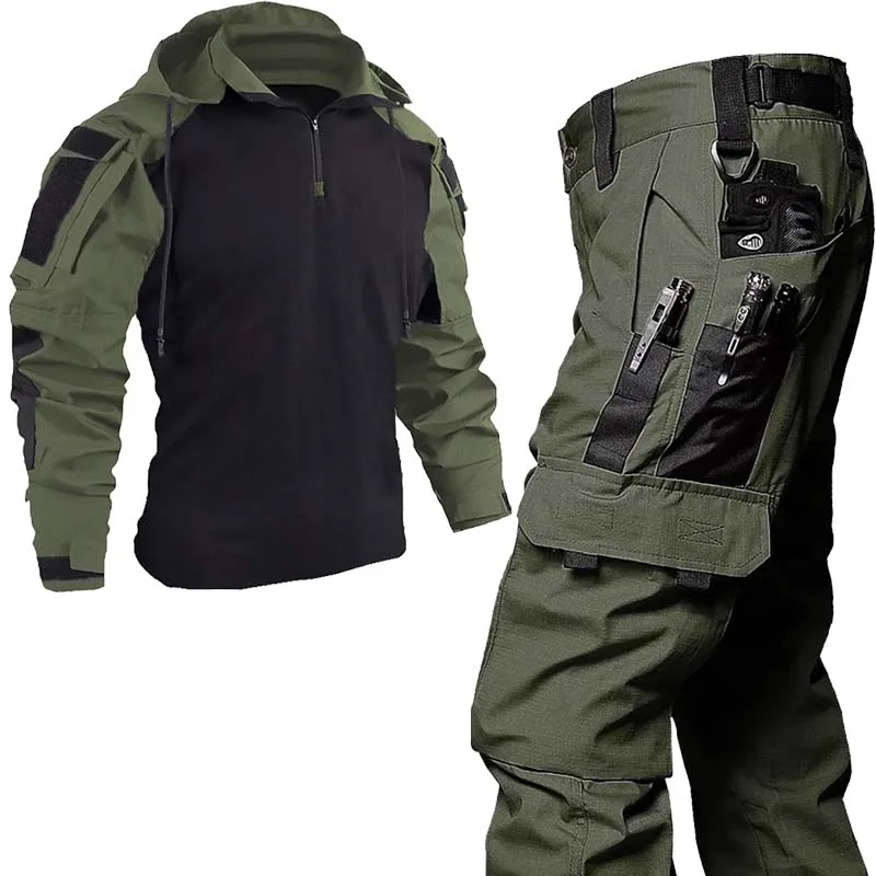 Uniforme táctico camuflaje resistente al desgaste para exteriores caza - imagen 5