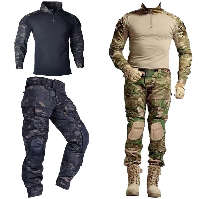 Traje táctico Multicam ripstop transpirable para exteriores - imagen 5