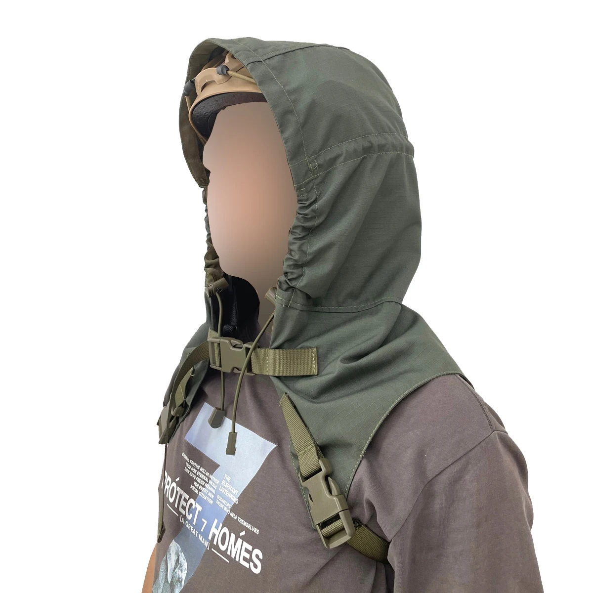 Traje Ghillie táctico ROCOTACTICAL ligero transpirable capucha camuflaje - imagen 2