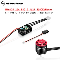 HOBBYWING QuicRun WP Mini24 ESC brushless sin sensor táctico trepador