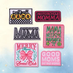Parches bordados termoadhesivos western – Diseños MAMA y esqueleto