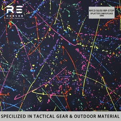 Tela NYCO ripstop táctica Starfield Camo para uniformes militar