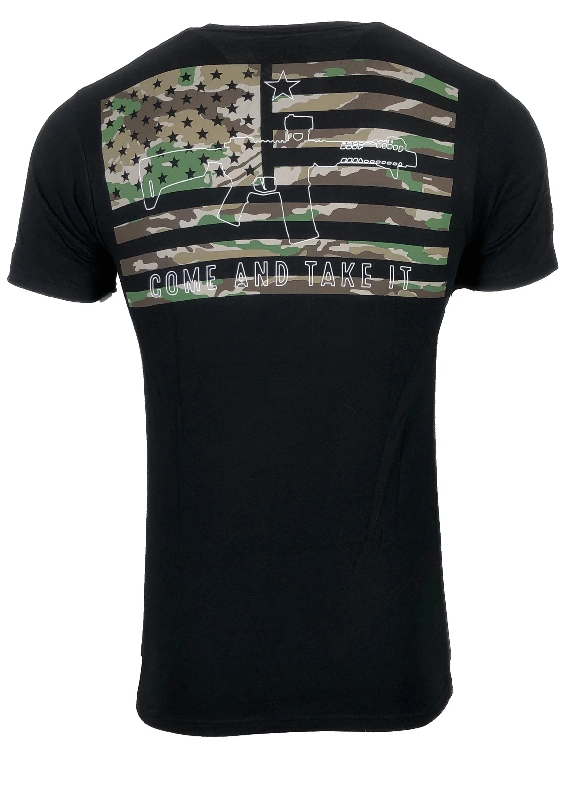 TRY IT Camiseta táctica estilo Howitzer negra militar para hombre - imagen 4
