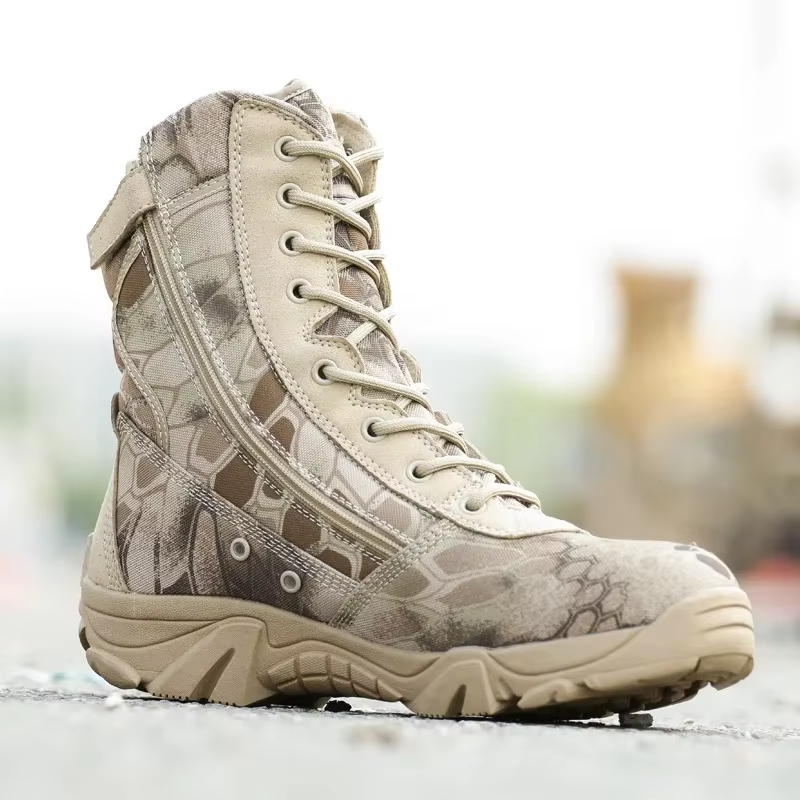 Botas tácticas urbanas de cuero impermeable – Invierno - imagen 2