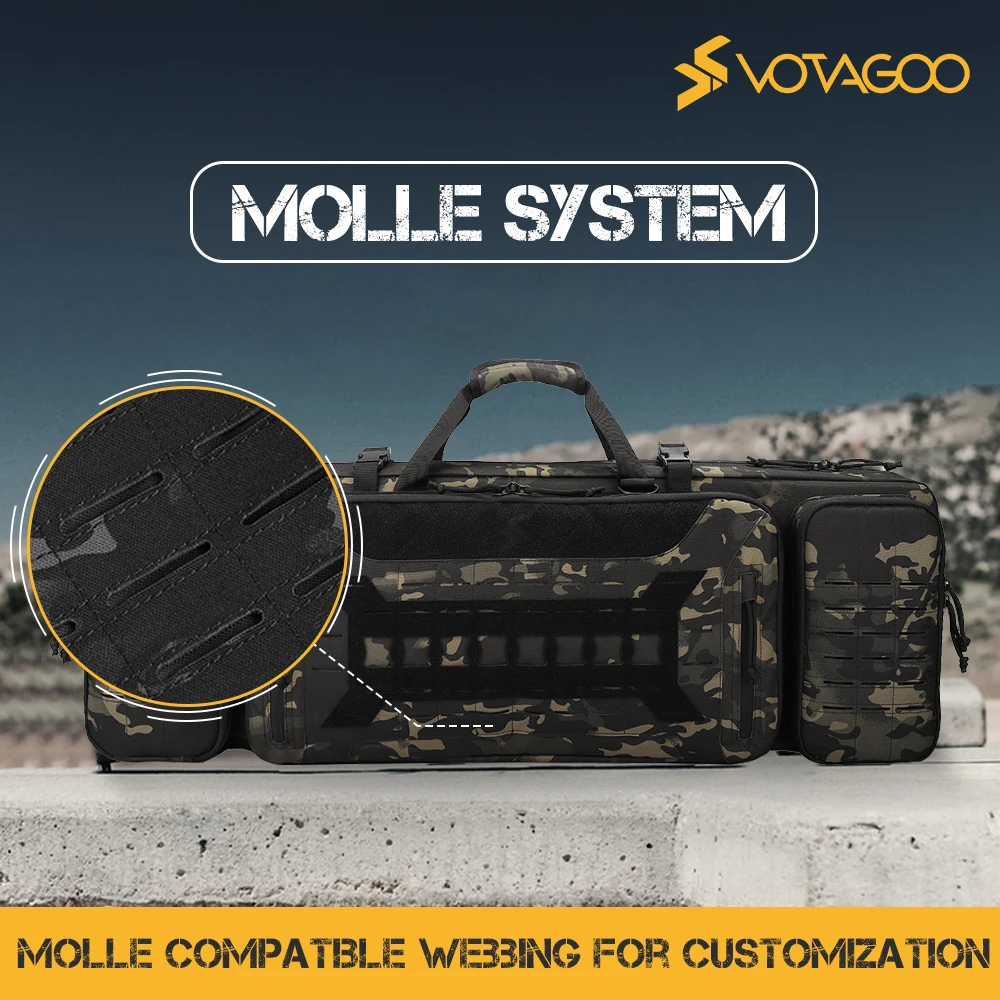 Plataforma personalizable MOLLE y cinta tipo velcro
