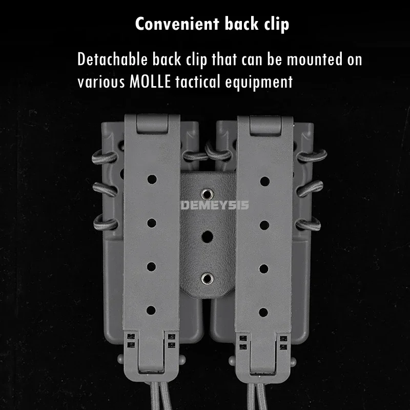Porta revistas MOLLE 9mm Mag Carrier - funda tactica para caza - imagen 4