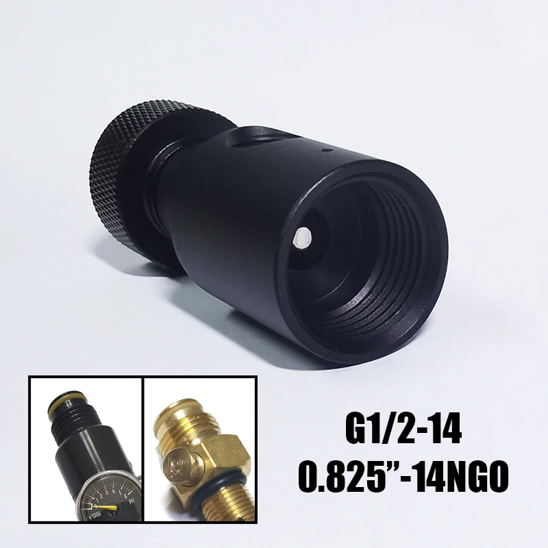 Adaptador HPA de llenado ASA G1/2 - Línea remota HPA para CO2 airsoft - imagen 3