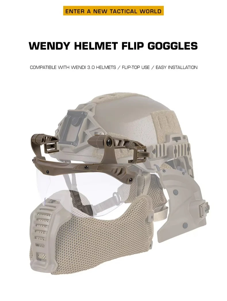 Casco Wendy 3,0 en uso