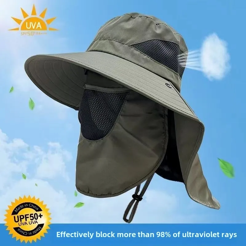 Sombrero UV con visera extraíble para caza y pesca - imagen 2