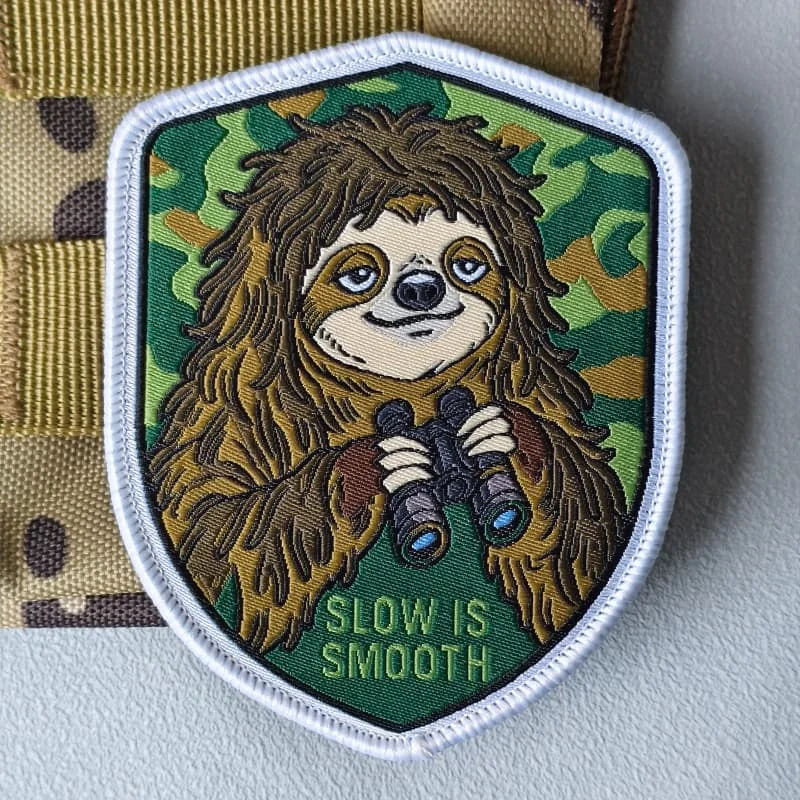Otter Tactical parche táctico SLOW IS SMOOTH con velcro - imagen 5