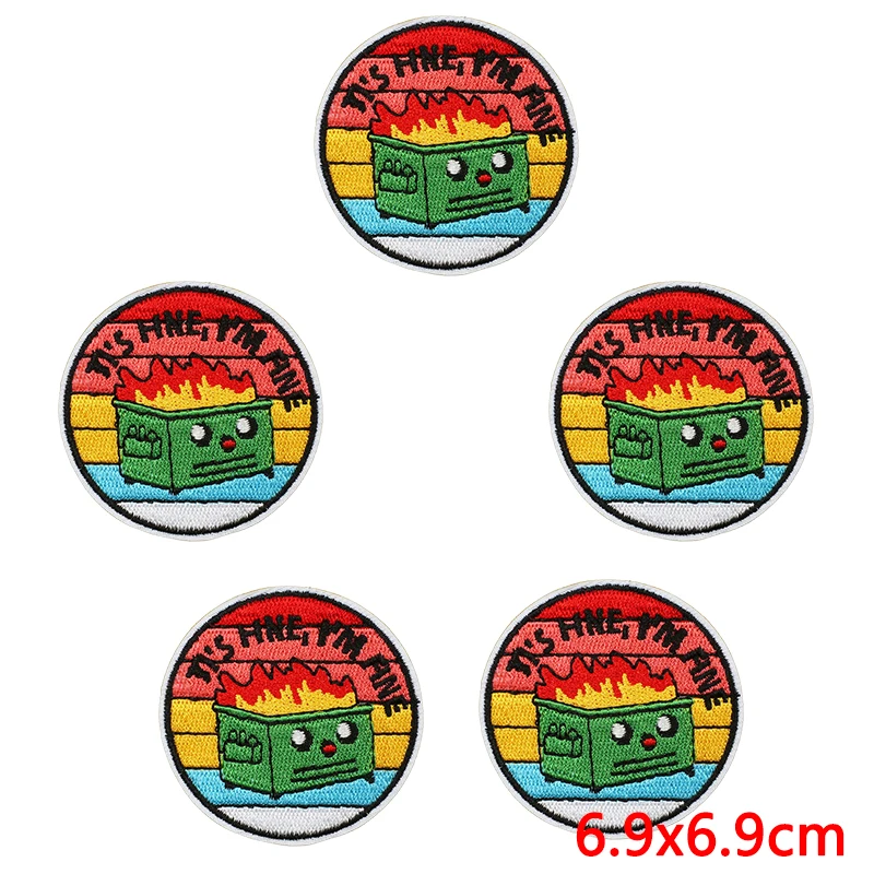 Parche bordado pato de dibujos animados para coser en ropa - imagen 5