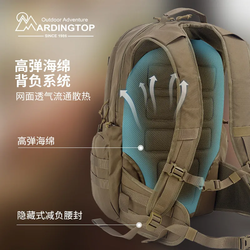 Mochila de senderismo gran capacidad con doble asa para hombre - imagen 4