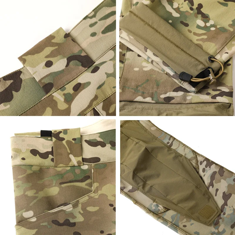 Bolsillos reforzados 500D multicam