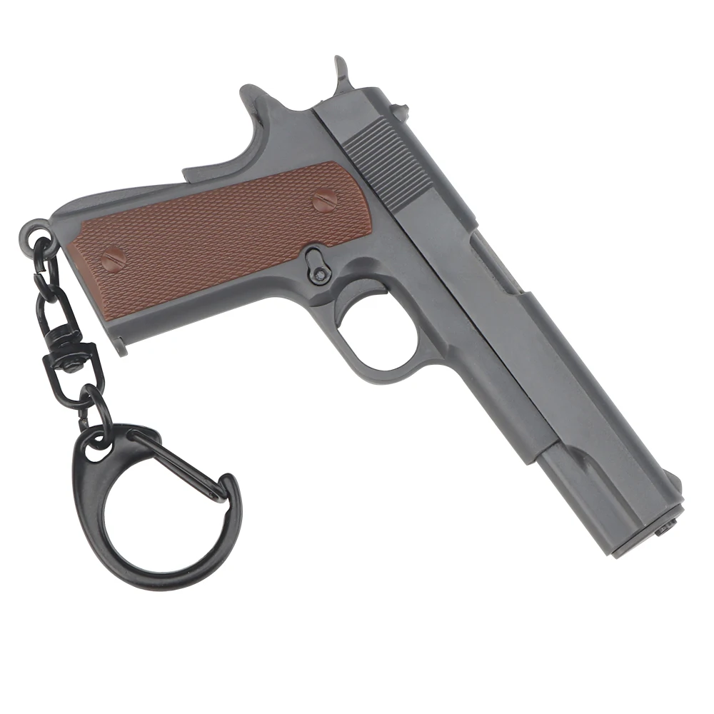 Llavero táctico mini de pistolas G17 1911 M92 multicolor
