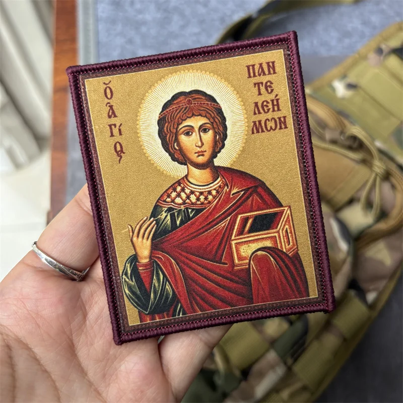 Parche táctico estampado Nicolás gancho-bucle para mochila y brazalete - imagen 5