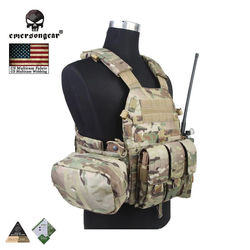 Emersongear LBT6094A chaleco táctico airsoft con bolsillos de combate - imagen 5