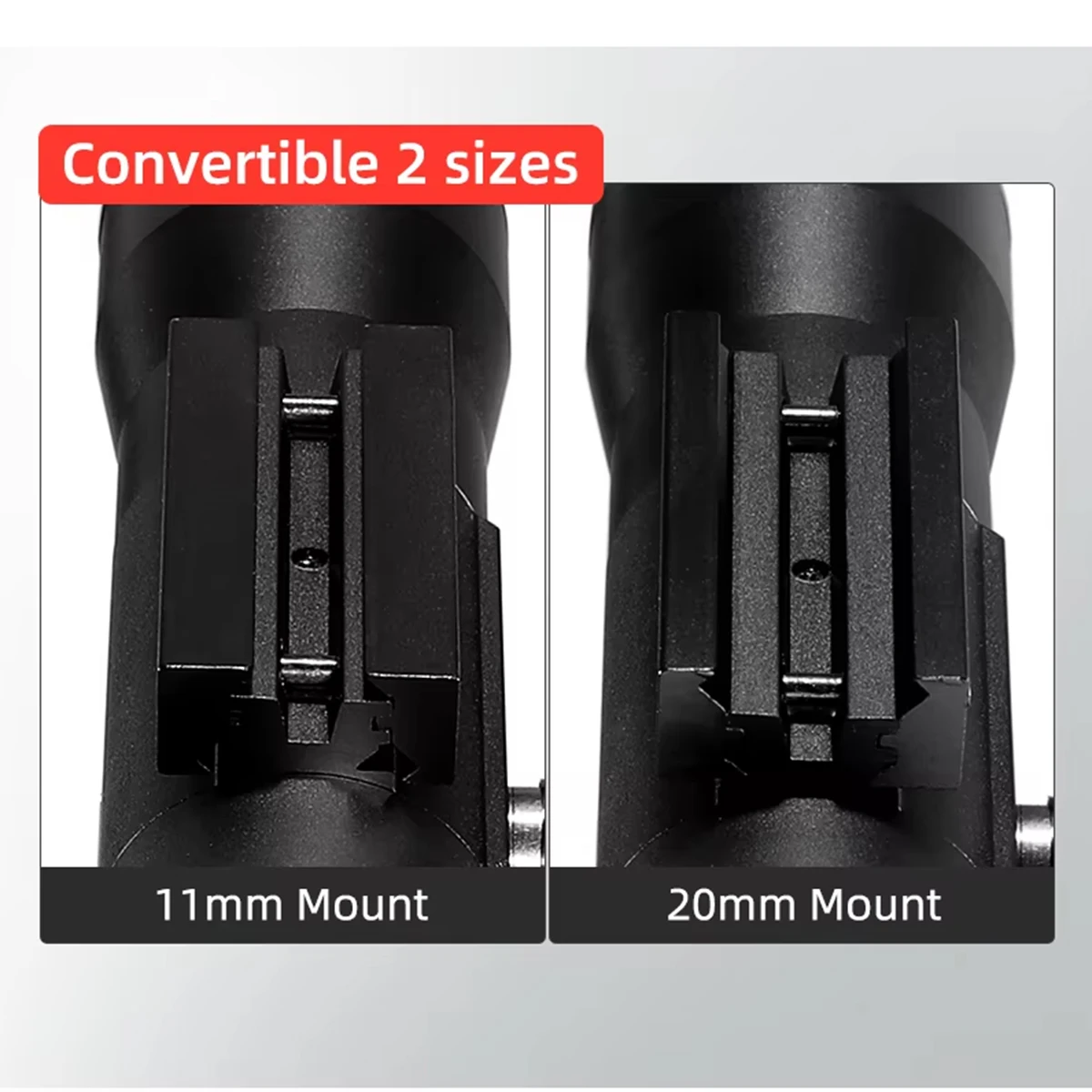 Mira táctica 3x44 con punto rojo y verde para airsoft y caza - imagen 4