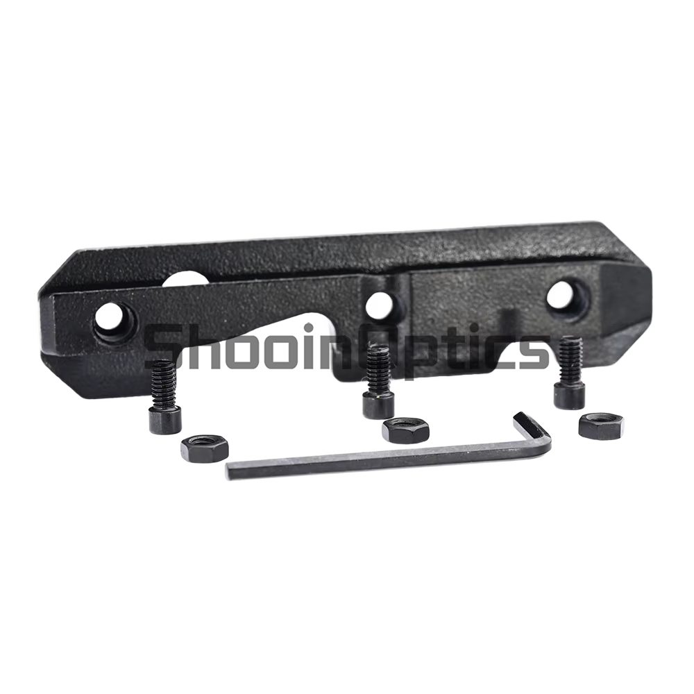 Shooin Optics Riel Lateral Dovetail AK – Montaje Acero Táctico - imagen 3