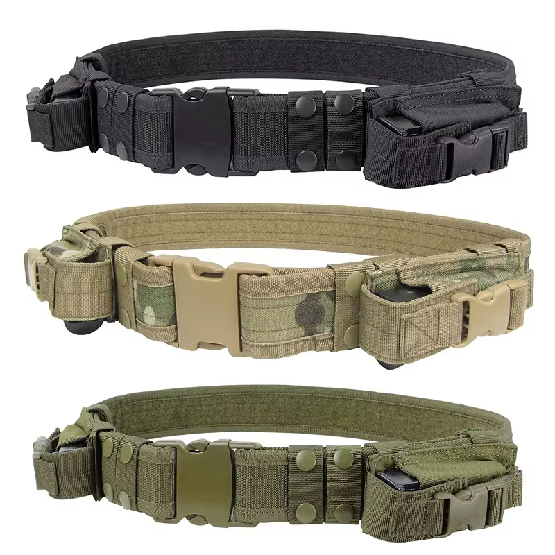 Cinturón táctico utilitario con soporte lumbar y portacargadores - imagen 5