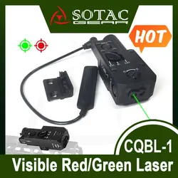 SOTAC CQBL-1 puntero láser visible verde/rojo con IR y presión