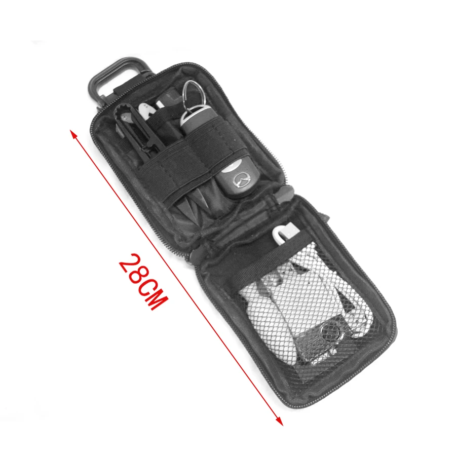 Bolsa herramientas EDC táctica Molle resistente para acampada y viaje - imagen 4