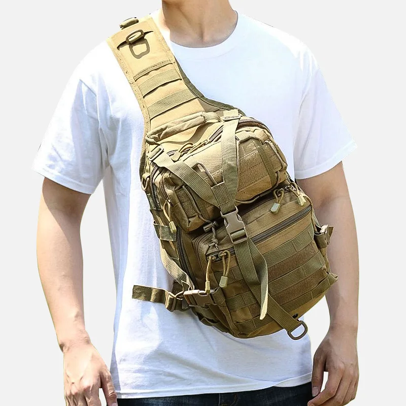 Bolsa pecho MOLLE con bandolera – Equipamiento táctico diario - imagen 4