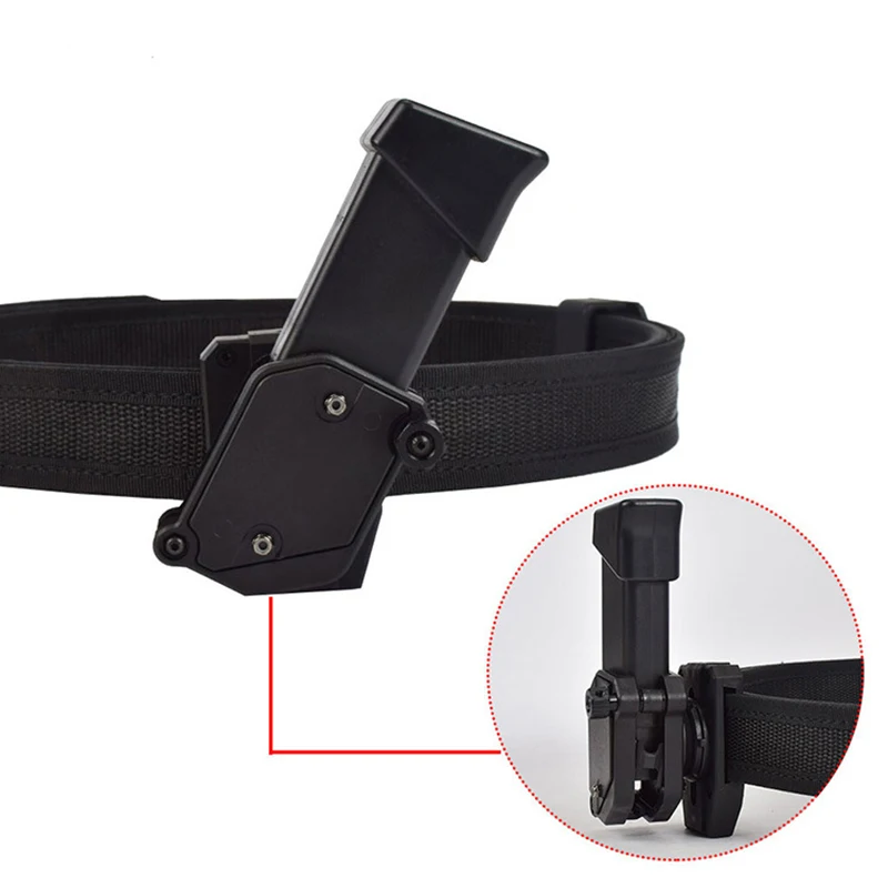 Cinturón táctico IPSC con portacargadores rápido y funda multiángulo - imagen 3