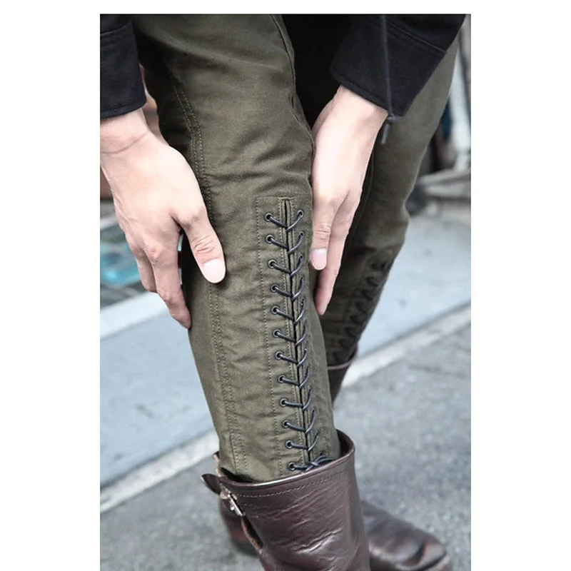 Pantalones tácticos de sarga algodón verde bosque – corte clásico - imagen 5