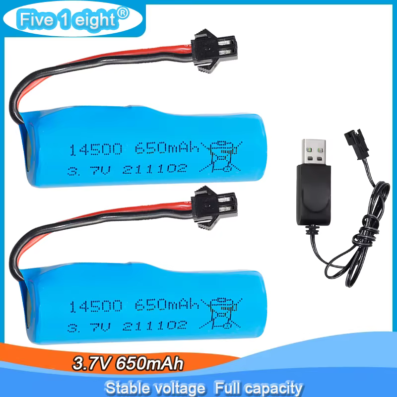 Batería de litio 3.7V para barco RC