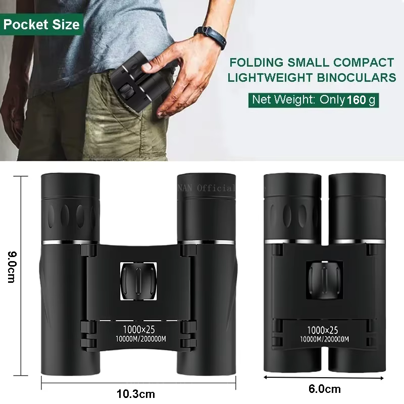 Binoculares de visión nocturna y baja luz portátil para acampada - imagen 2