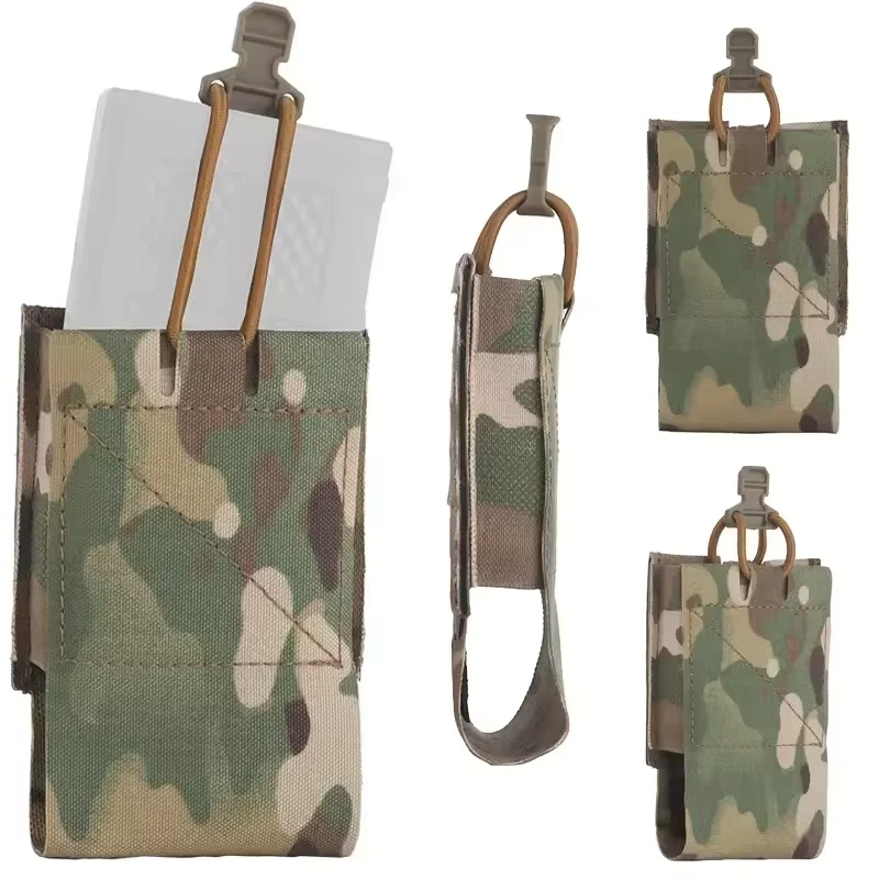 Bolsa táctica porta cargadores MOLLE elástica para rifle Airsoft - imagen 3