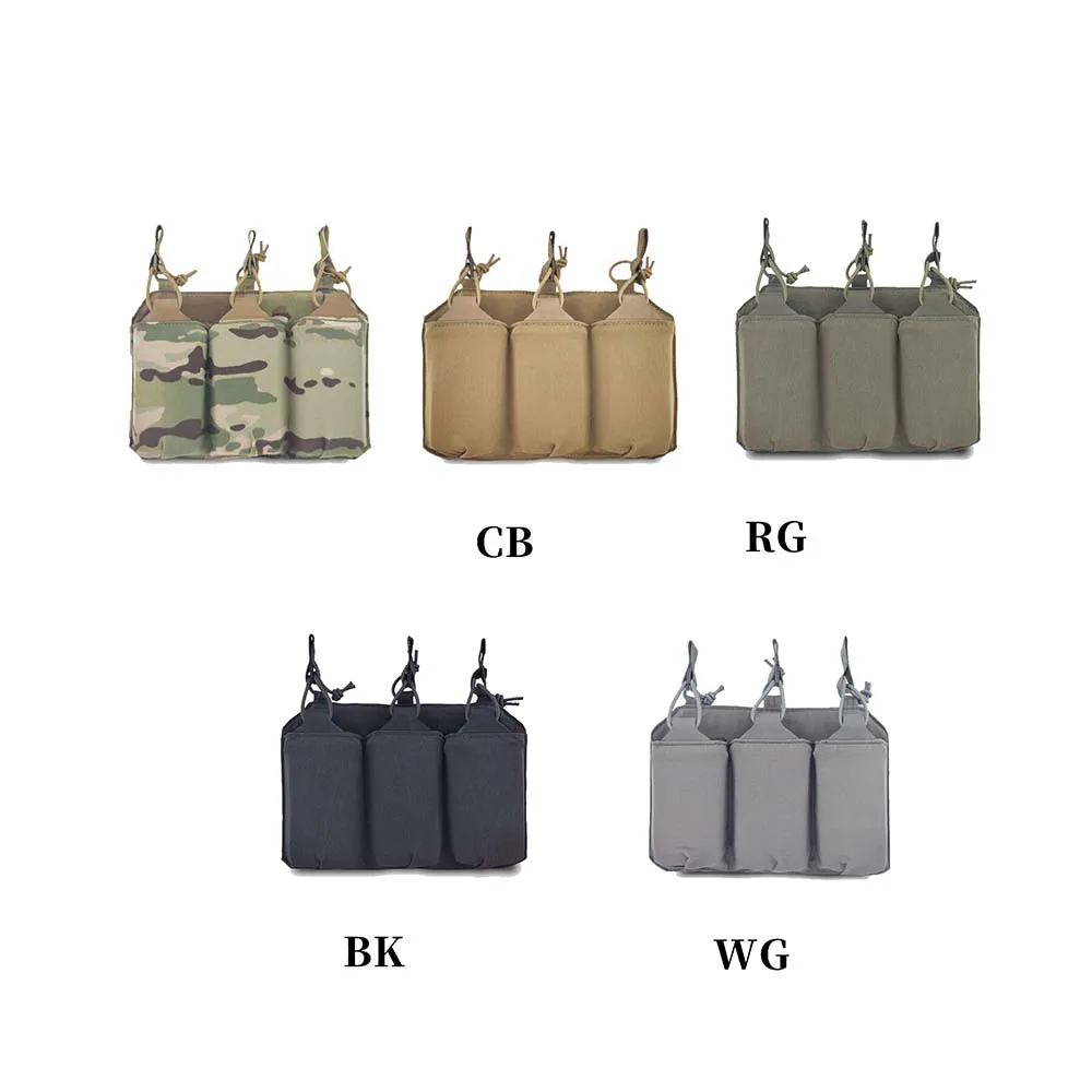 Panel de Pecho Modular triple bolsillo para cargadores chaleco ligero - imagen 3
