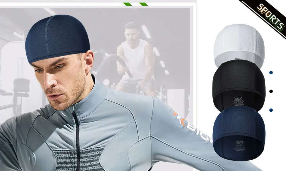 Gorra de ciclismo con tejido jacquard y perforaciones para ventilación