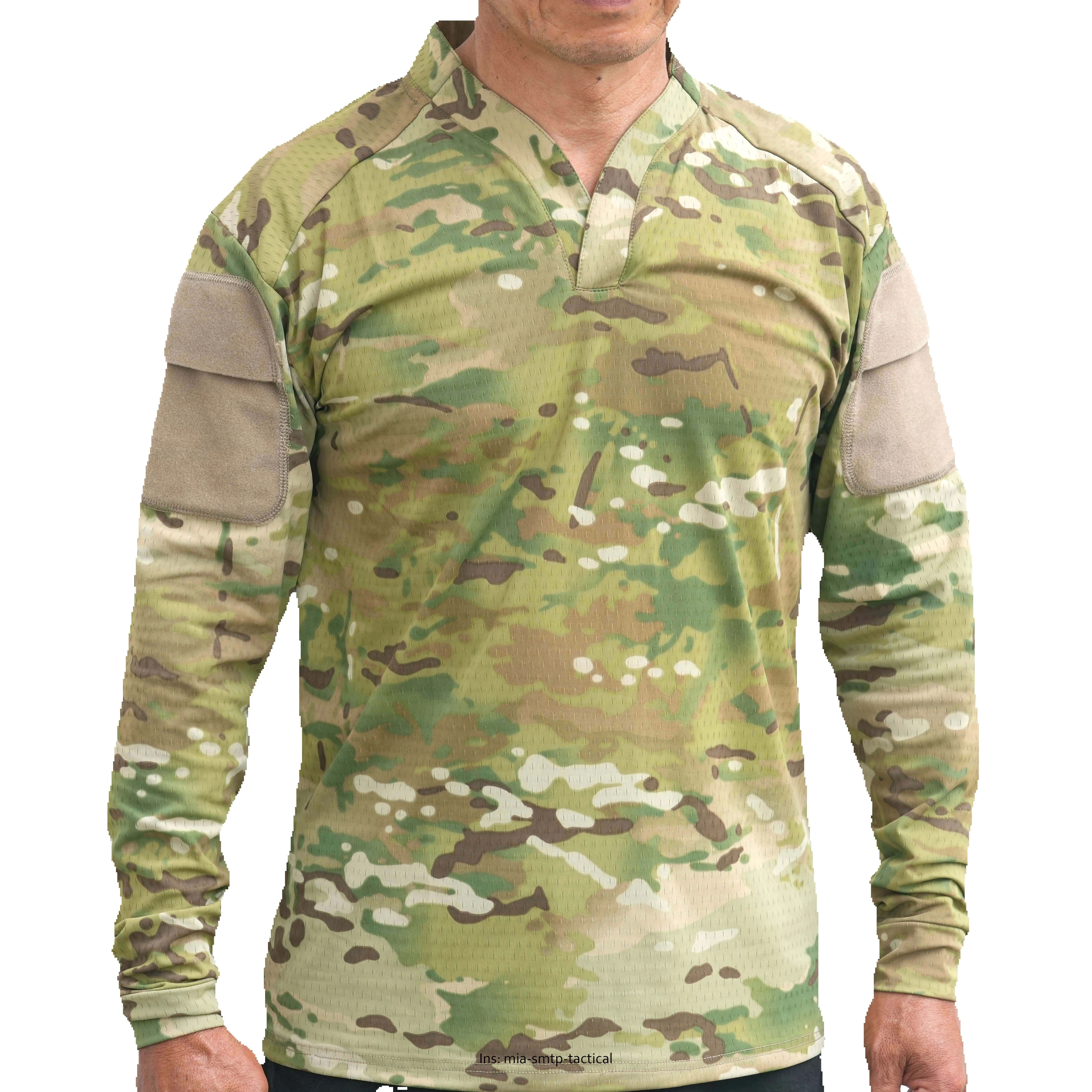 Camisa táctica estilo DEGRU manga larga transpirable secado rápido