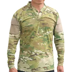 Camisa táctica estilo DEGRU manga larga transpirable secado rápido
