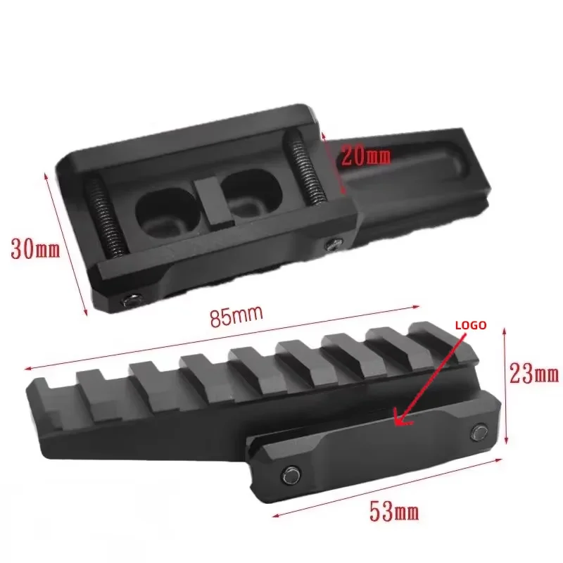 UN FAST Optic Riser FTC soporte táctico punto rojo Picatinny - imagen 5