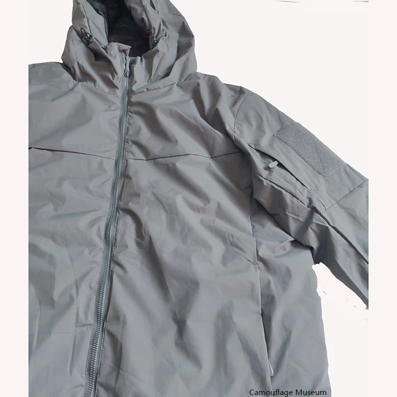 Chaqueta outdoor en algodón resistente al viento con capucha invierno - imagen 5
