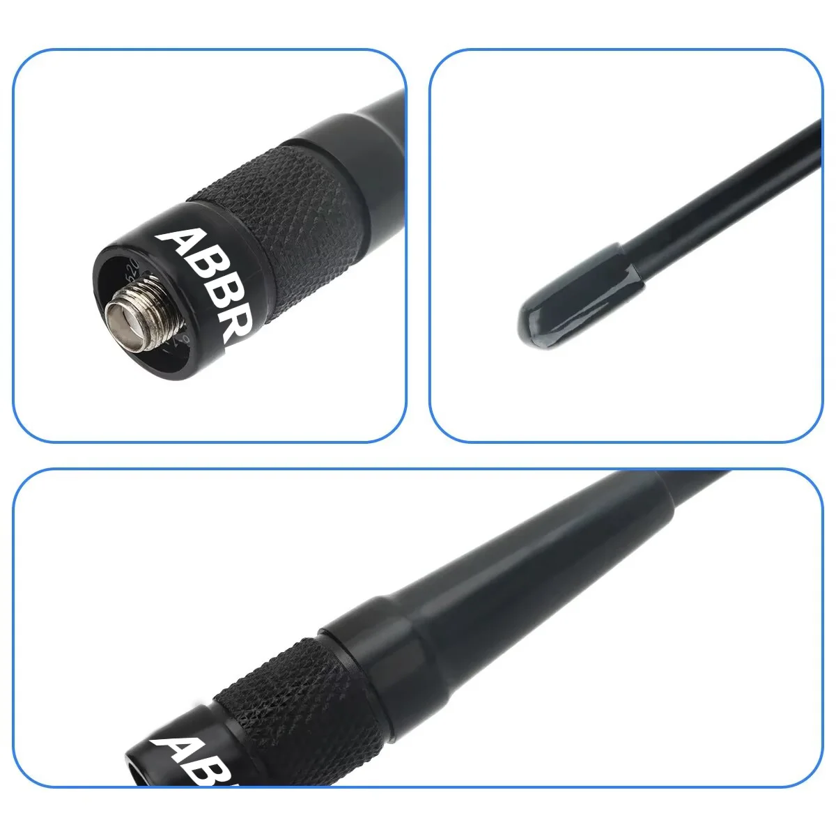 Antena doble banda alta ganancia ABBREE AR-771 PRO SMA hembra - imagen 4