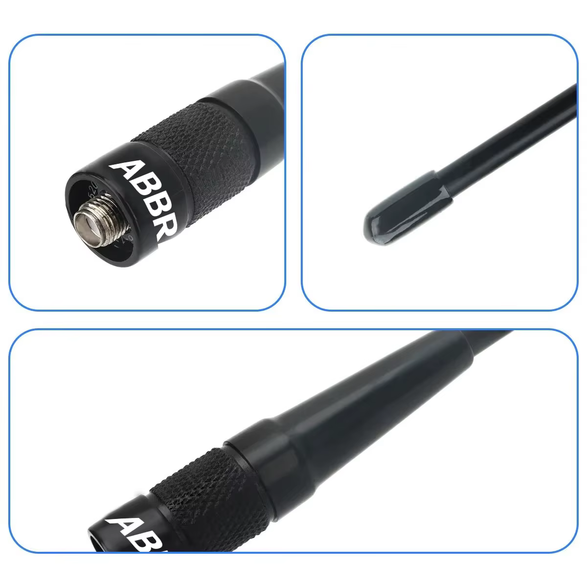 Antena doble banda alta ganancia ABBREE AR-771 PRO SMA hembra - imagen 4