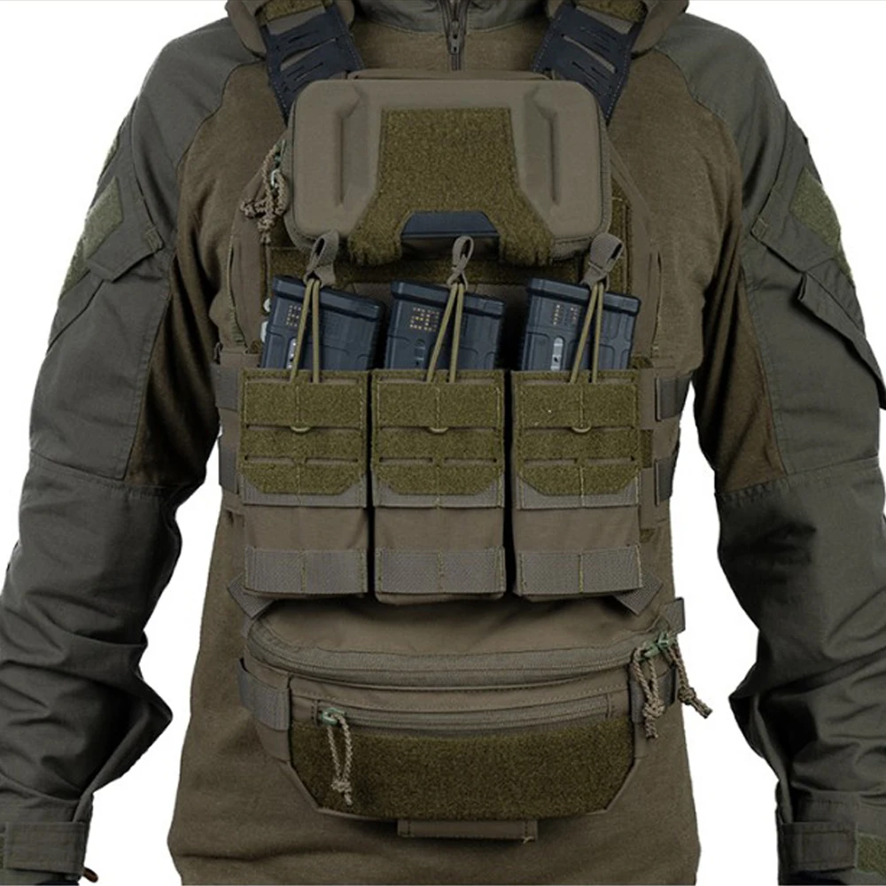 Portacargador triple abierto MOLLE para AR-15/M4 de 5,56 mm - imagen 5