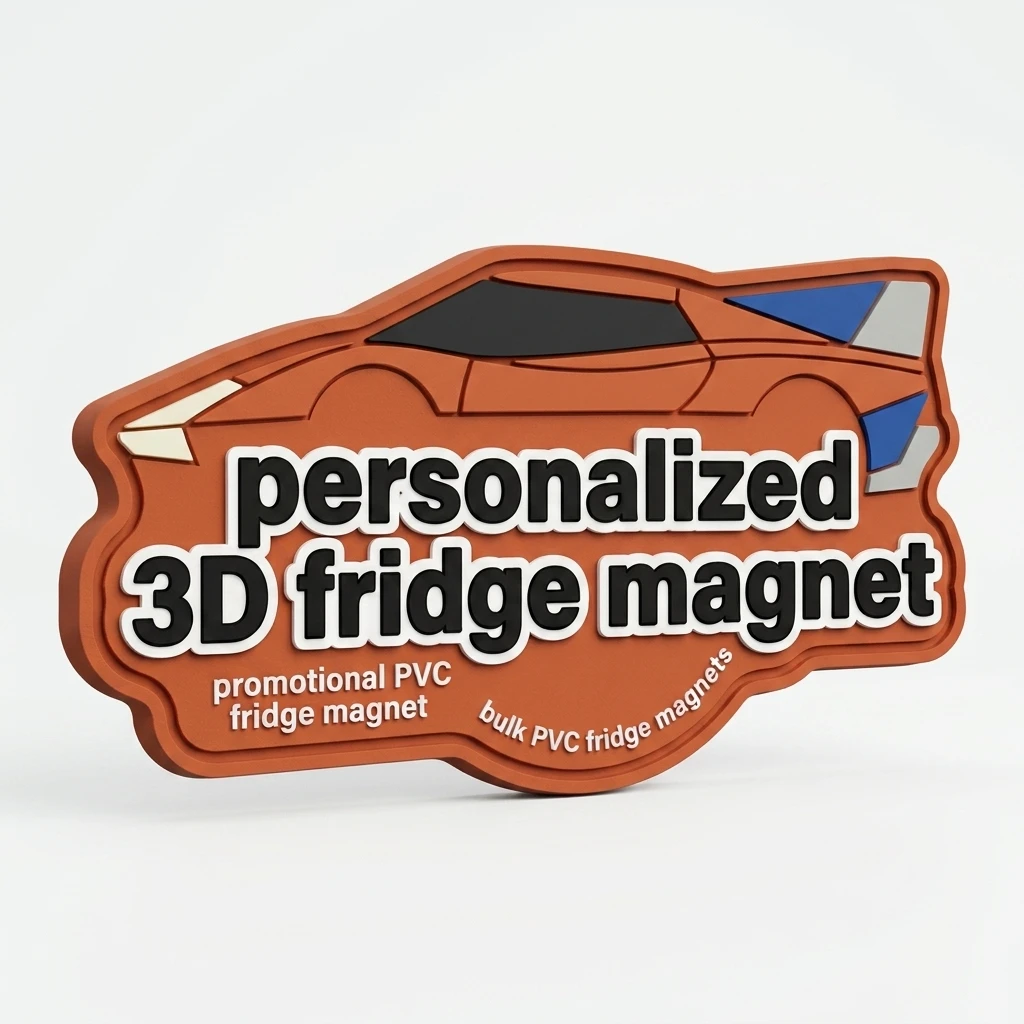 Imán de nevera de PVC personalizado con diseño 2D o 3D - imagen 3