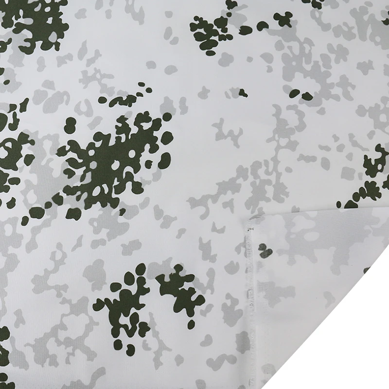 Tela camuflaje Flecktarn alemán 500D nailon PU para chaleco