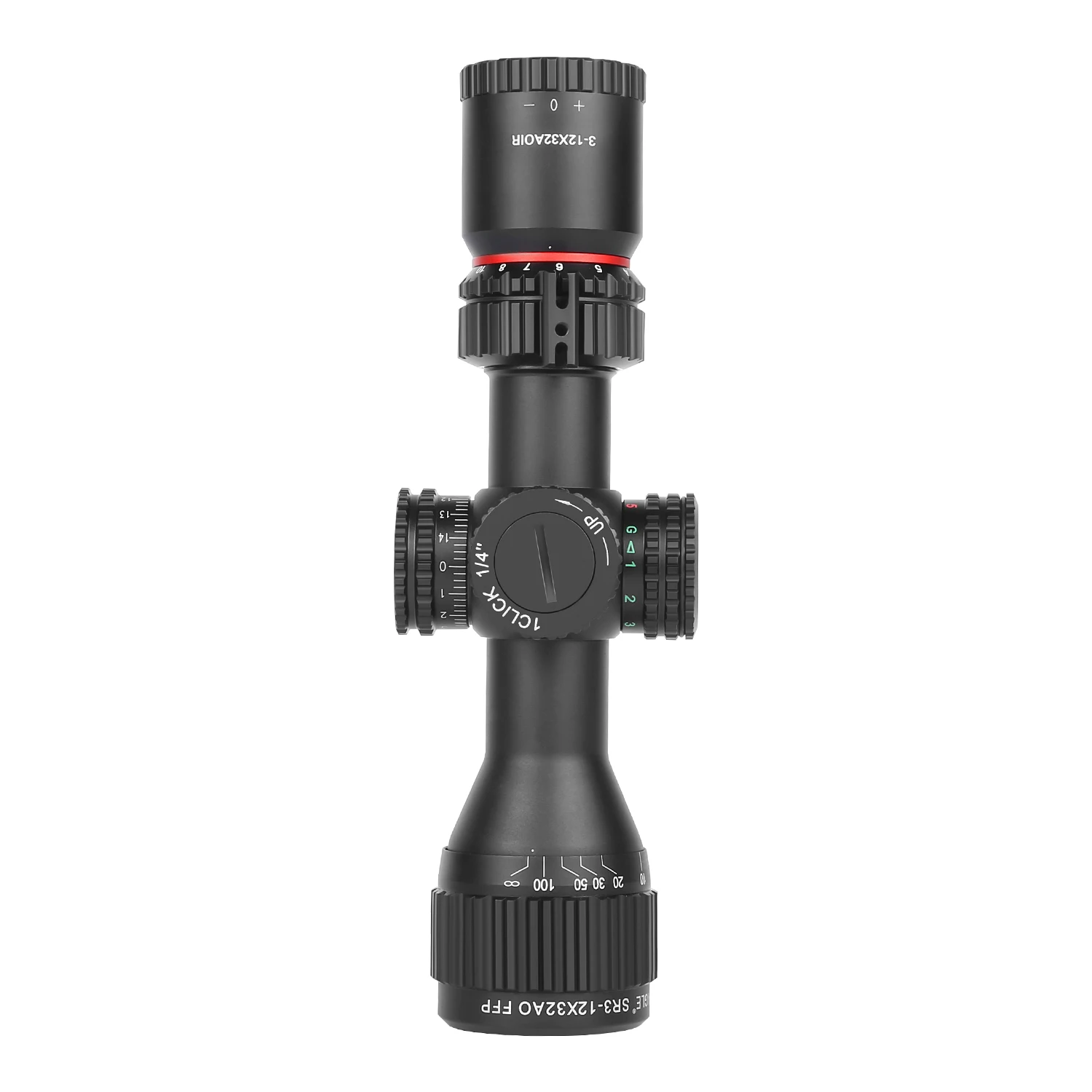 T-EAGLE SR3-12x32AOIR mira telescópica táctica FFP para caza rifle AR15 - imagen 3