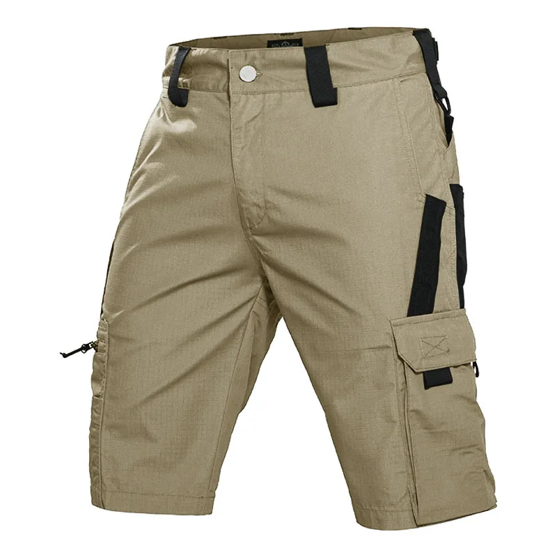 Pantalones cortos tácticos hombre ripstop con múltiples bolsillos - imagen 2