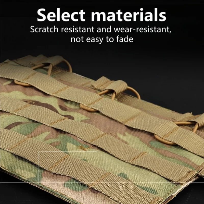 Paquete MOLLE delantero para chaleco táctico – Triple expansión - imagen 4