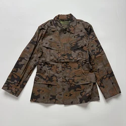 Conjunto táctico camuflaje hoja de roble con chaqueta y pantalón