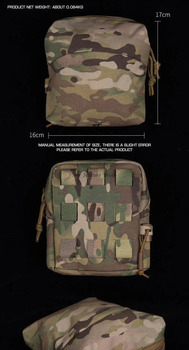 Vista del pouch en un montaje táctico
