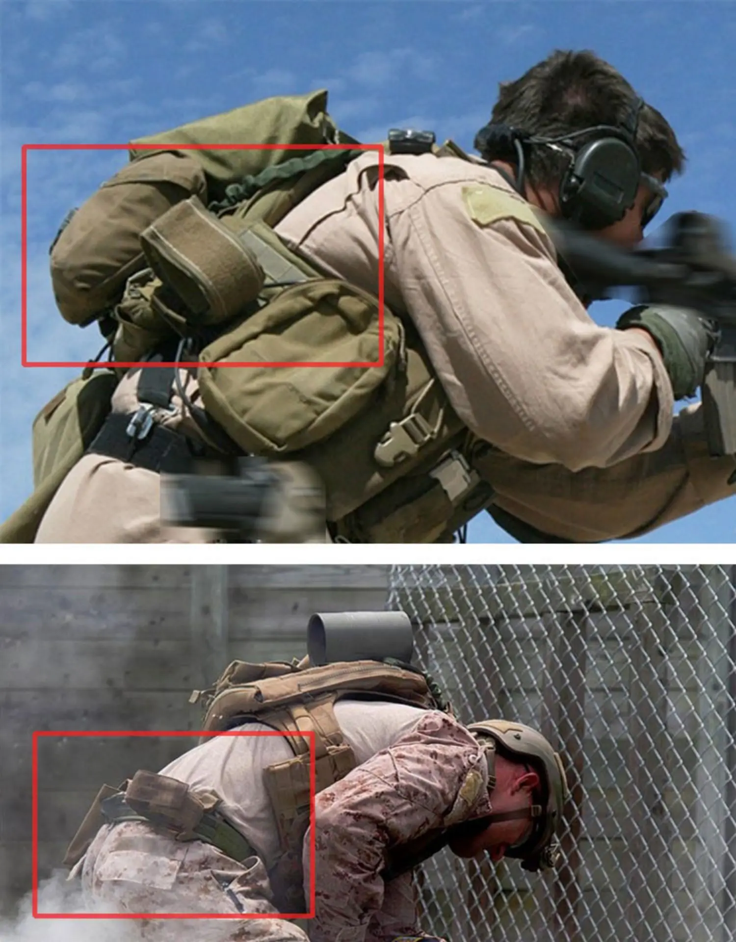 Correa táctica MOLLE liberación rápida con estabilizador Airsoft - imagen 4
