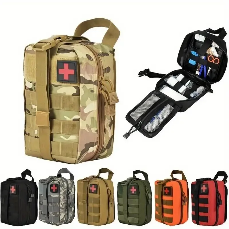 Bolsa de primeros auxilios táctica EMT MOLLE para uso en exteriores - imagen 3