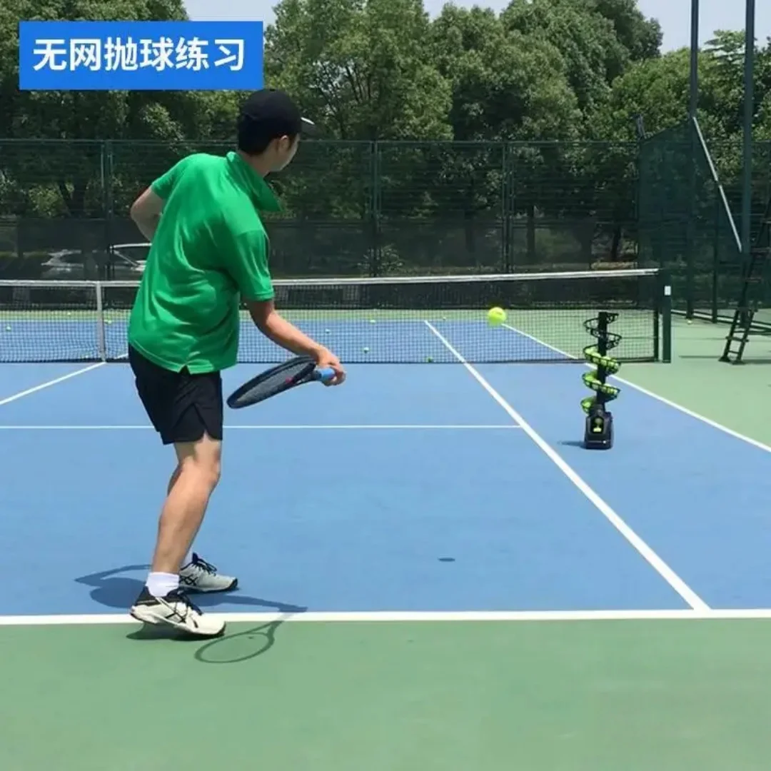 Lanzapelotas de tenis automático portátil con control remoto